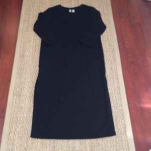 Black midi dress - H&M